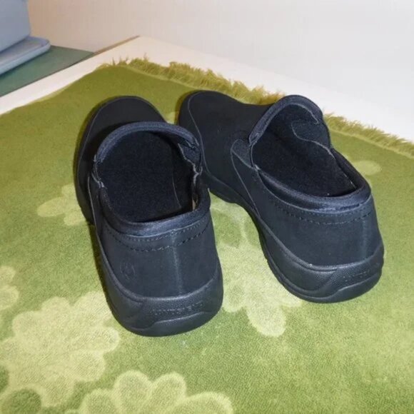 LANDS END WMNS ALL WEATHER SUEDE MOCS, SIZE 10 BLACK, NEW!!! - Picture 2 of 5